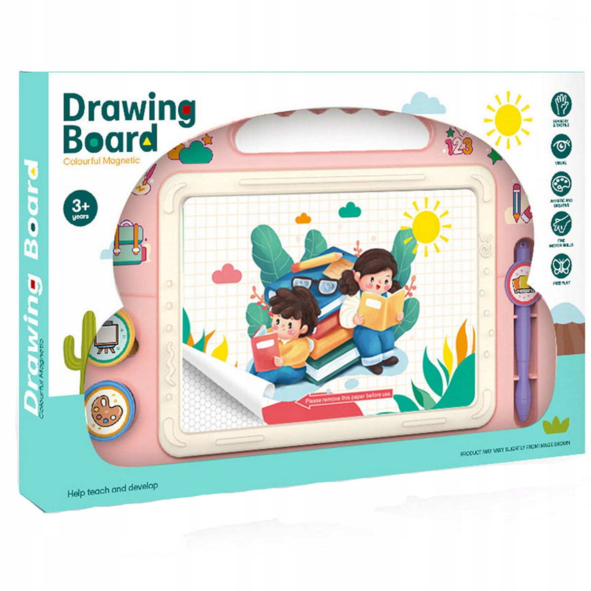 

Magnetyczna Tablica Do Rysowania Znikopis, Stemple