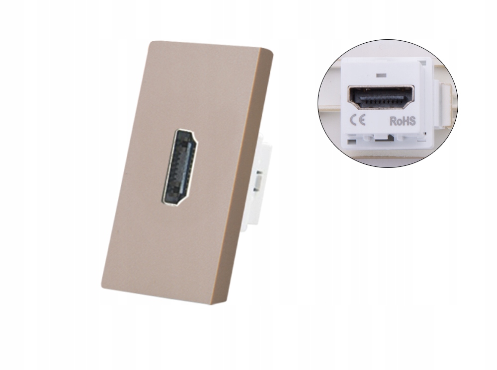 B-LINE DLX ZŁOTE GNIAZDO HDMI BL-1000264
