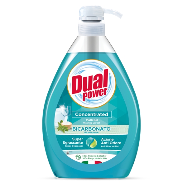 

Dual Power Żel do mycia naczyń z pompką Szałwia 1L