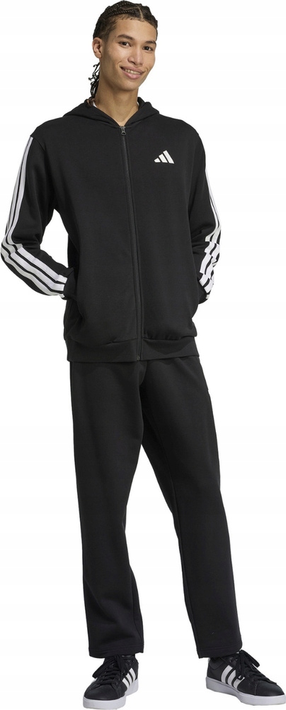 Teplákovka Pánský Adidas Colorblock Hooded Tracksuit Černý JL8599 vel. S