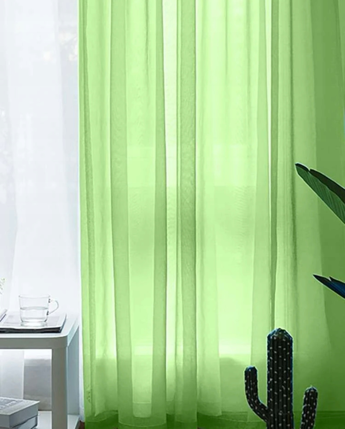 WOAL ZIELONY FIRANA 300 CM super jakość wiosna KOLORY NA METRY WIELKANOC Marka inna marka