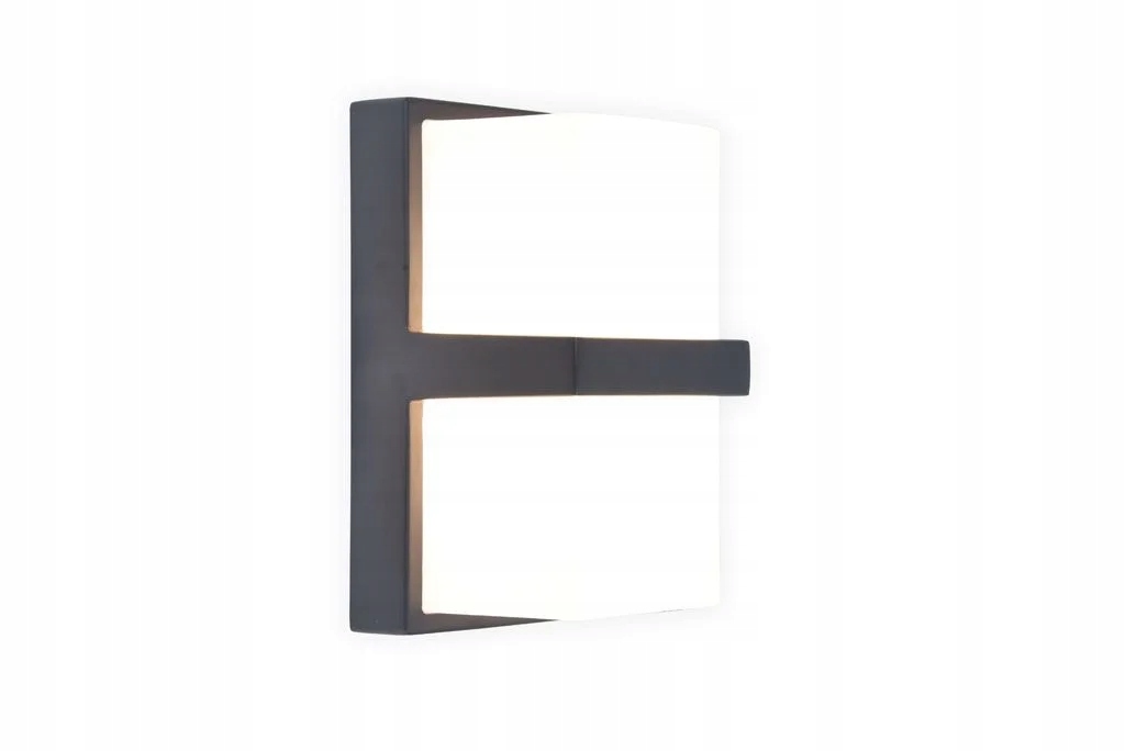 Venkovní nástěnné svítidlo obdélníkové šedé Led teplá bílá na terasu IP54 Lutec