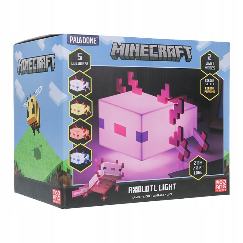 Lampka Axolotl Minecraft Rodzaj lampka