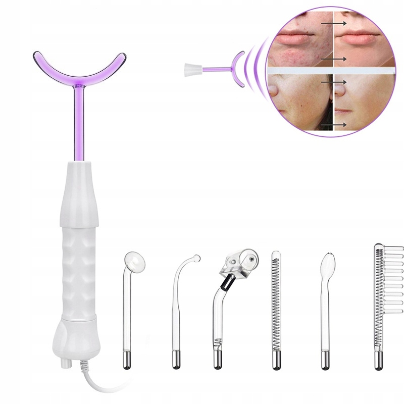 Urządzenie Kosmetyczne Darsonval 7 Pelot Najmocniejszy Profesjonalny