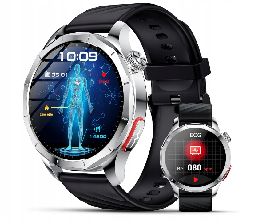 Inteligentné hodinky Lgnitek pre mužov a ženy s Ekg meraním HRV/tlaku