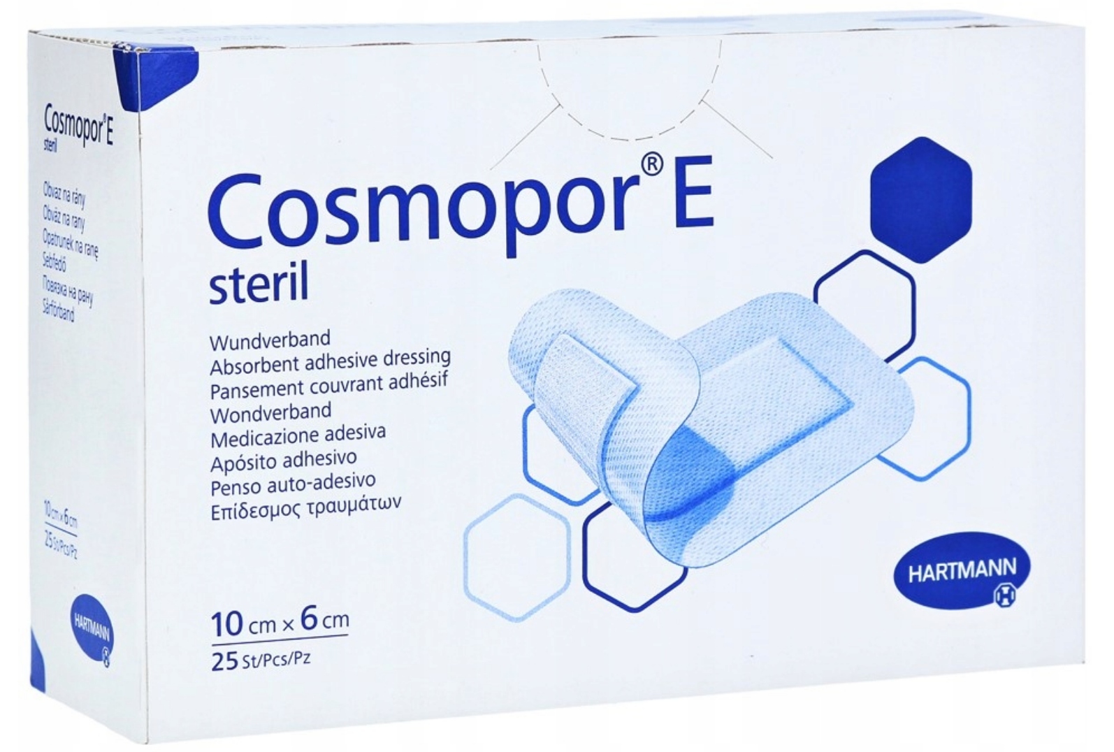 

Cosmopor E Steril opatrunek 10cm x 6cm 25szt