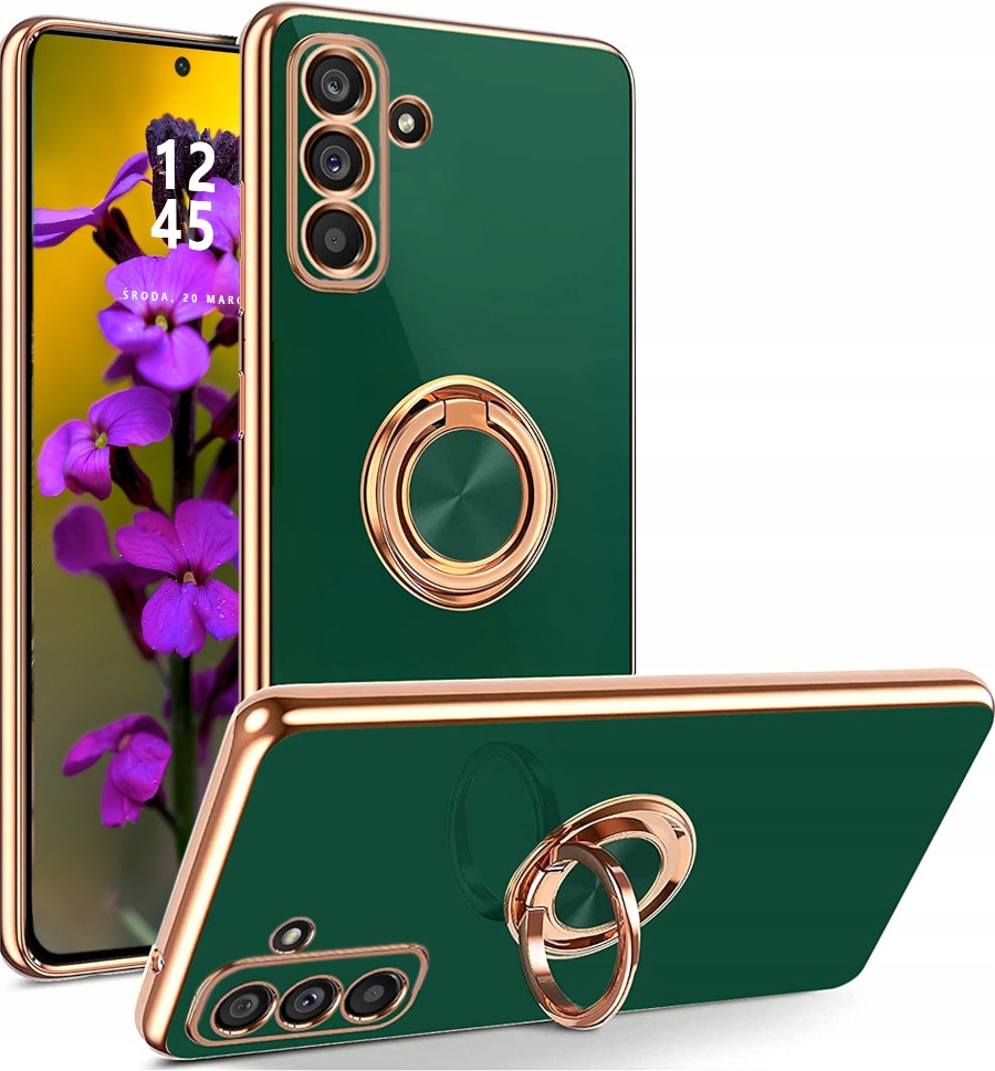 

Etui do Samsung A54 5G Silicone Ring Szkło