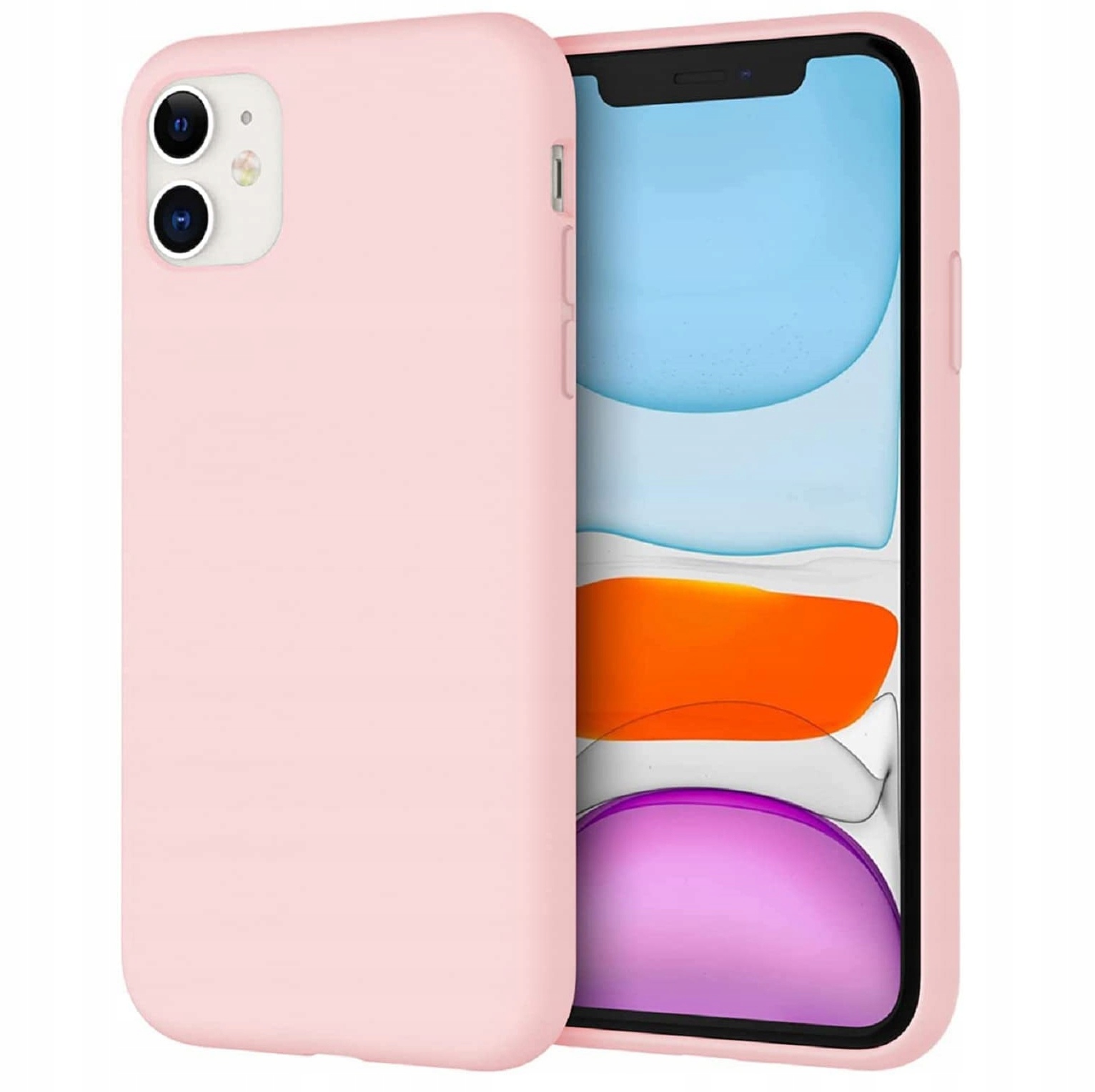

Etui Matowe Slim do Iphone 11 Silikonowe Szkło
