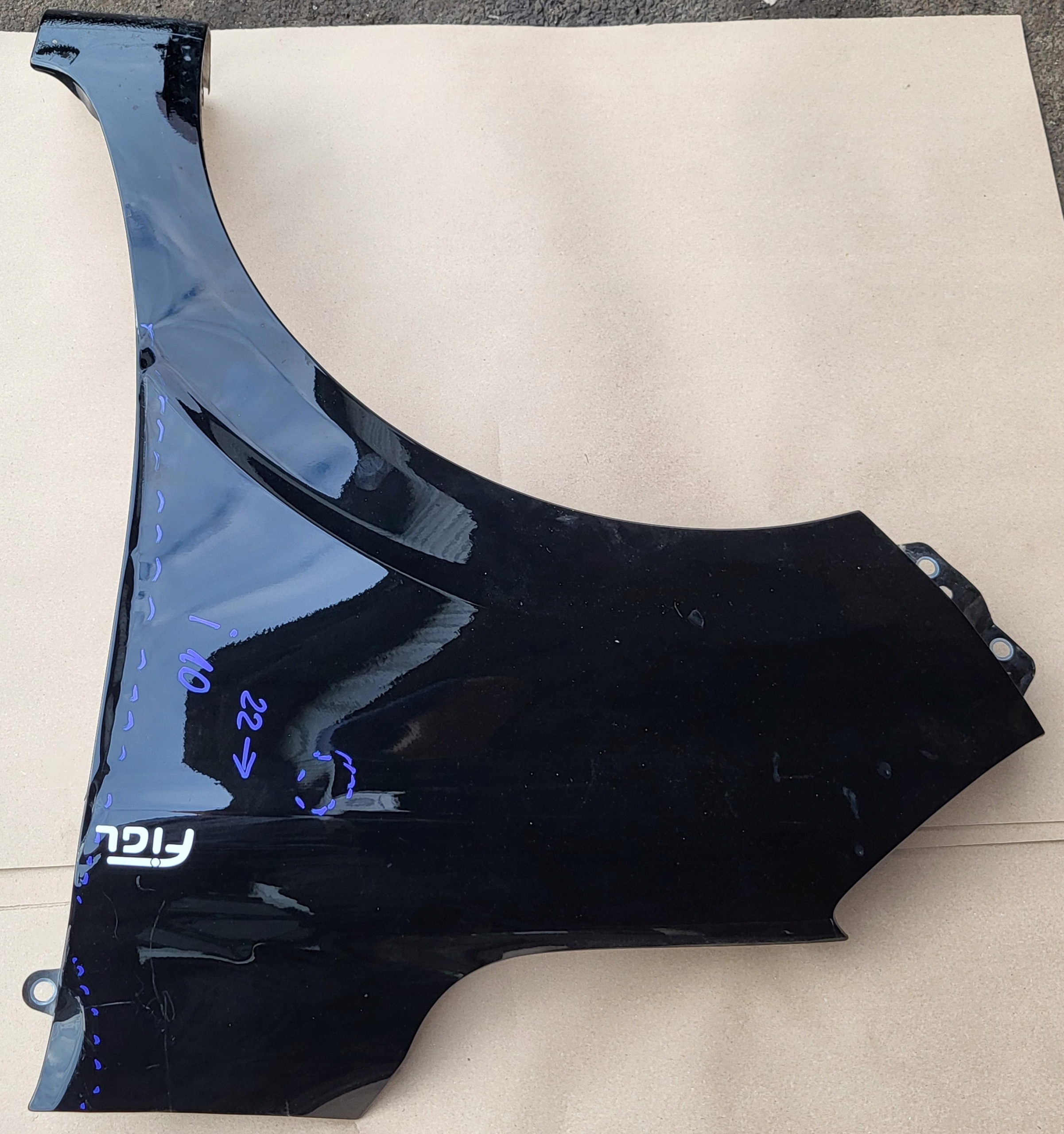 fender left front front black HYUNDAI i10 III FIGL original