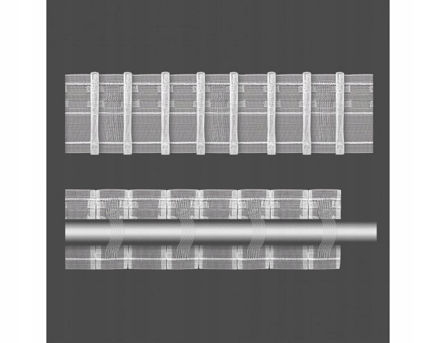 Panel, firana, roleta, atrapa rzymska szer.270 cm wys.110 cm Kolor biały