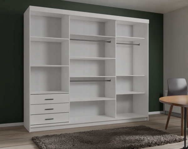 Szafa LAOS 250- 3xlustro,przesuwna Rodzaj mebla szafa