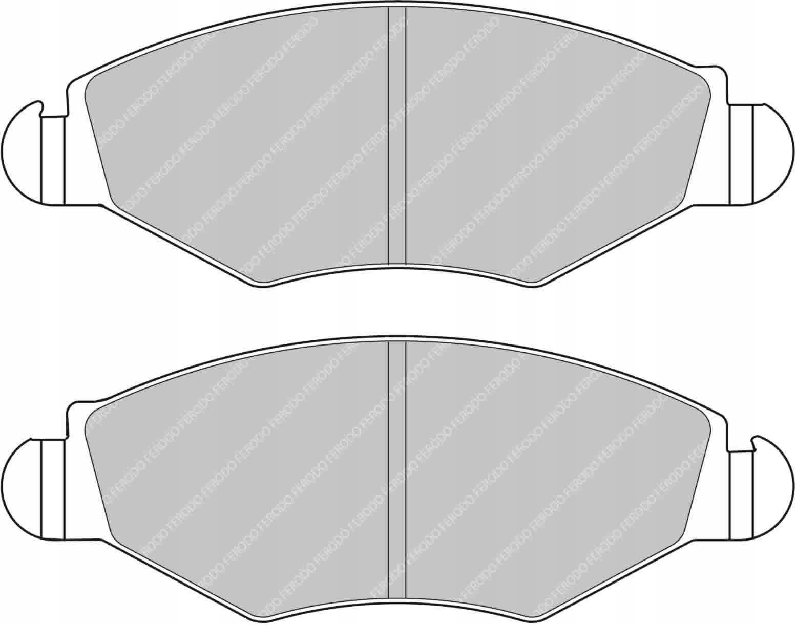 Ferodo Racing DS2500 FCP1378H Klocki hamulcowe Producent części Ferodo