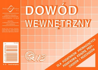 

Druk Dowód Wewnętrzny A6 K13