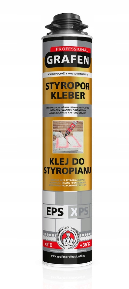 GRAFEN KLEJ DO STYROPIANU W PIANCE XPS EPS 750ML