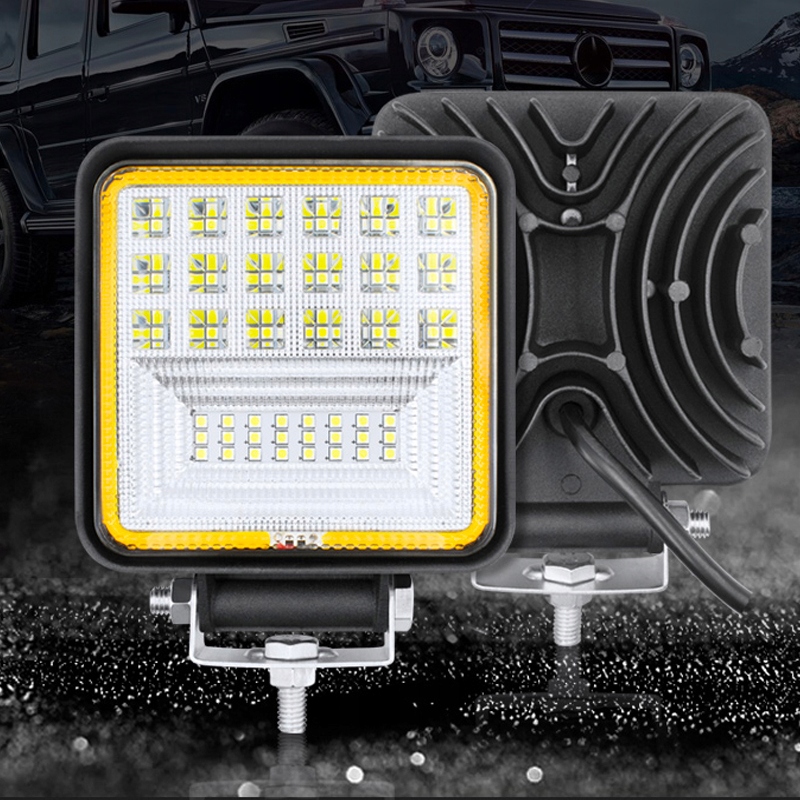 MOCNY HALOGEN SAMOCHODOWY LED 160W SZPERACZ LAMPA ROBOCZA 12V 24V METALOWY Trwałość 30000 h
