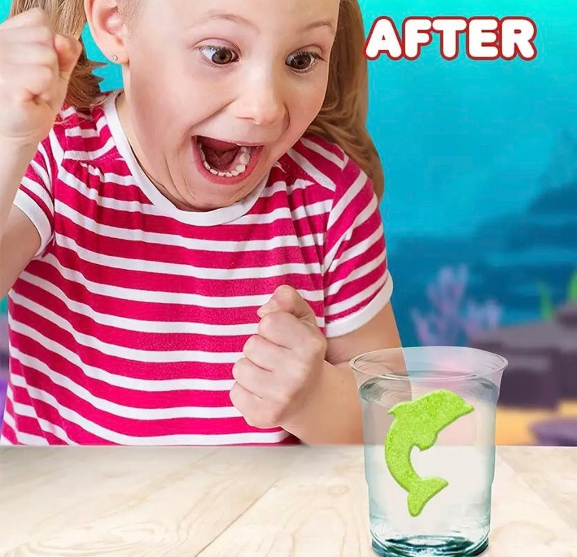 MAGICZNE KAPSUŁKI ROSNĄCE W WODZIE ZWIERZĄTKA SAFARI ZESTAW 12SZT ZABAWKA Kod producenta Farm soft foam 12