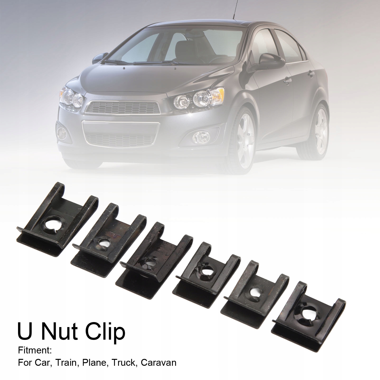 Zestaw klipsów do nakrętek U Stabilne mocowanie EAN (GTIN) 4059616275599