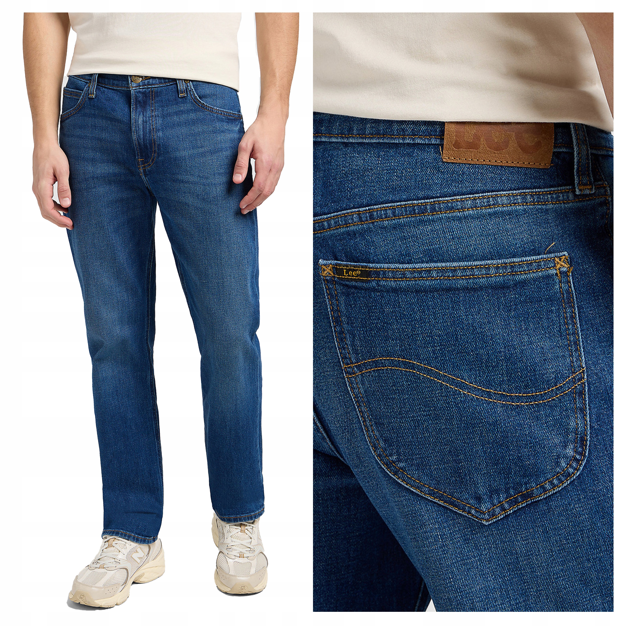 Lee West W36 L32 Pánské džíny Jednoduché