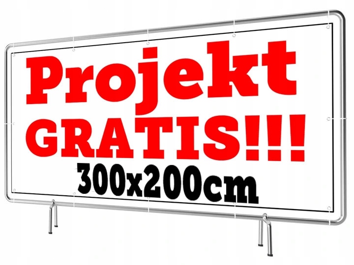 

Baner Reklamowy 300x200cm Projekt