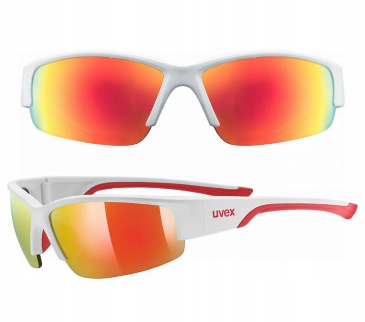 Okulary Rowerowe Uvex Sportstyle 215 Mirror Red