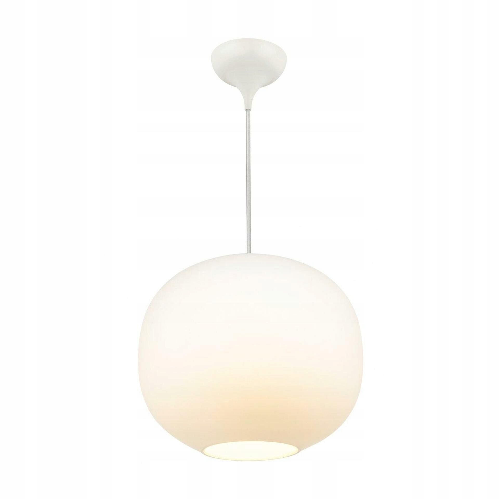 Nordlux Navone závesné svietidlo, opálové sklo, biela, Ø30 cm, E27