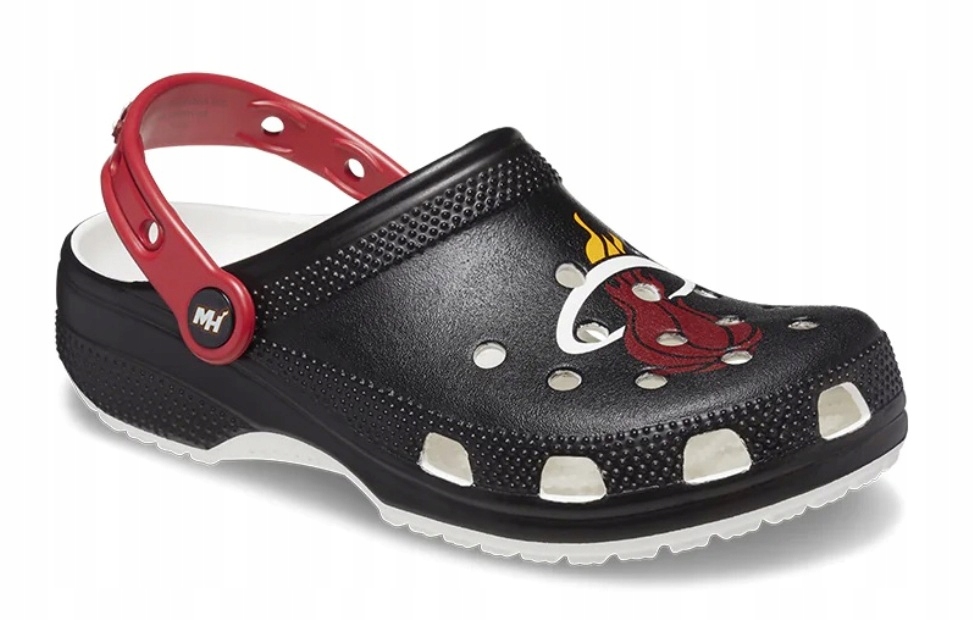 Crocs Classic Nba Miami Heats 208861-001 M13 48-49 černé nazouváky crocsy