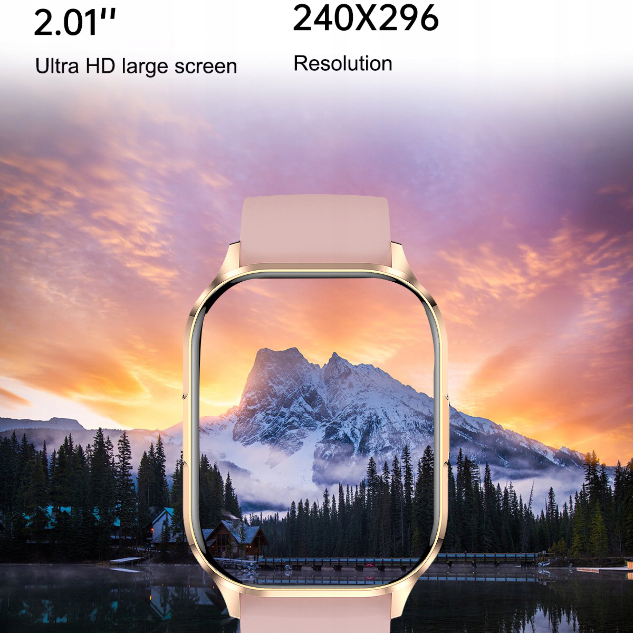 SMARTWATCH ZEGAREK DAMSKI LUXURY ROZMOWY CIŚNIENIE FITNESS MENU POLSKIE Model inny