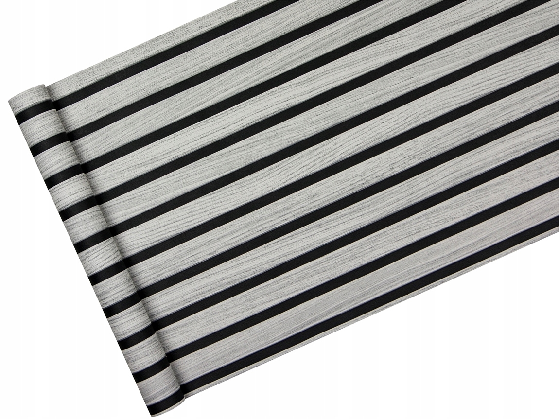 

Tapeta Panele ścienne drewniane Szare Lamele 3d