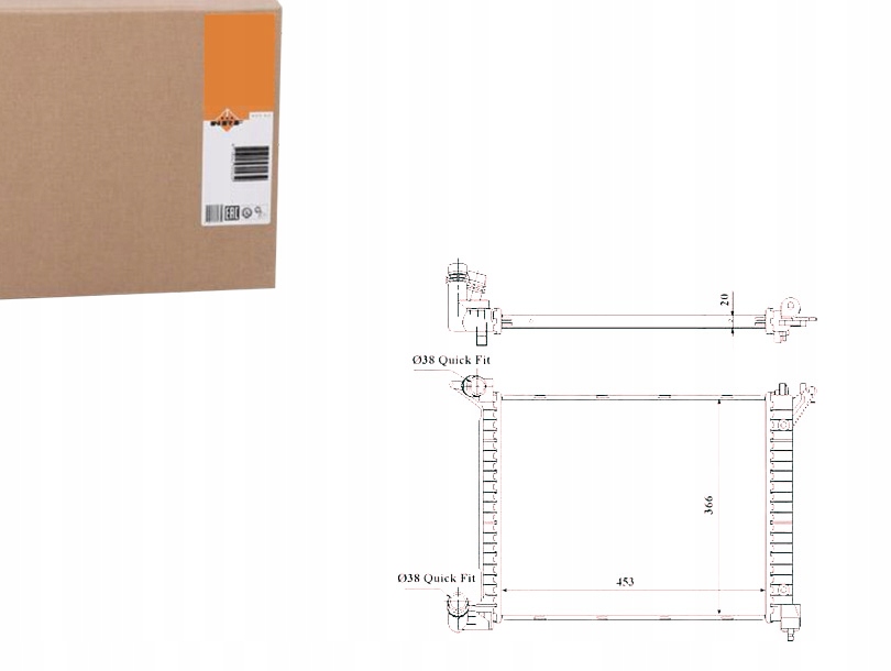 NRF53841 CHŁODNICA MINI ONE D 03-