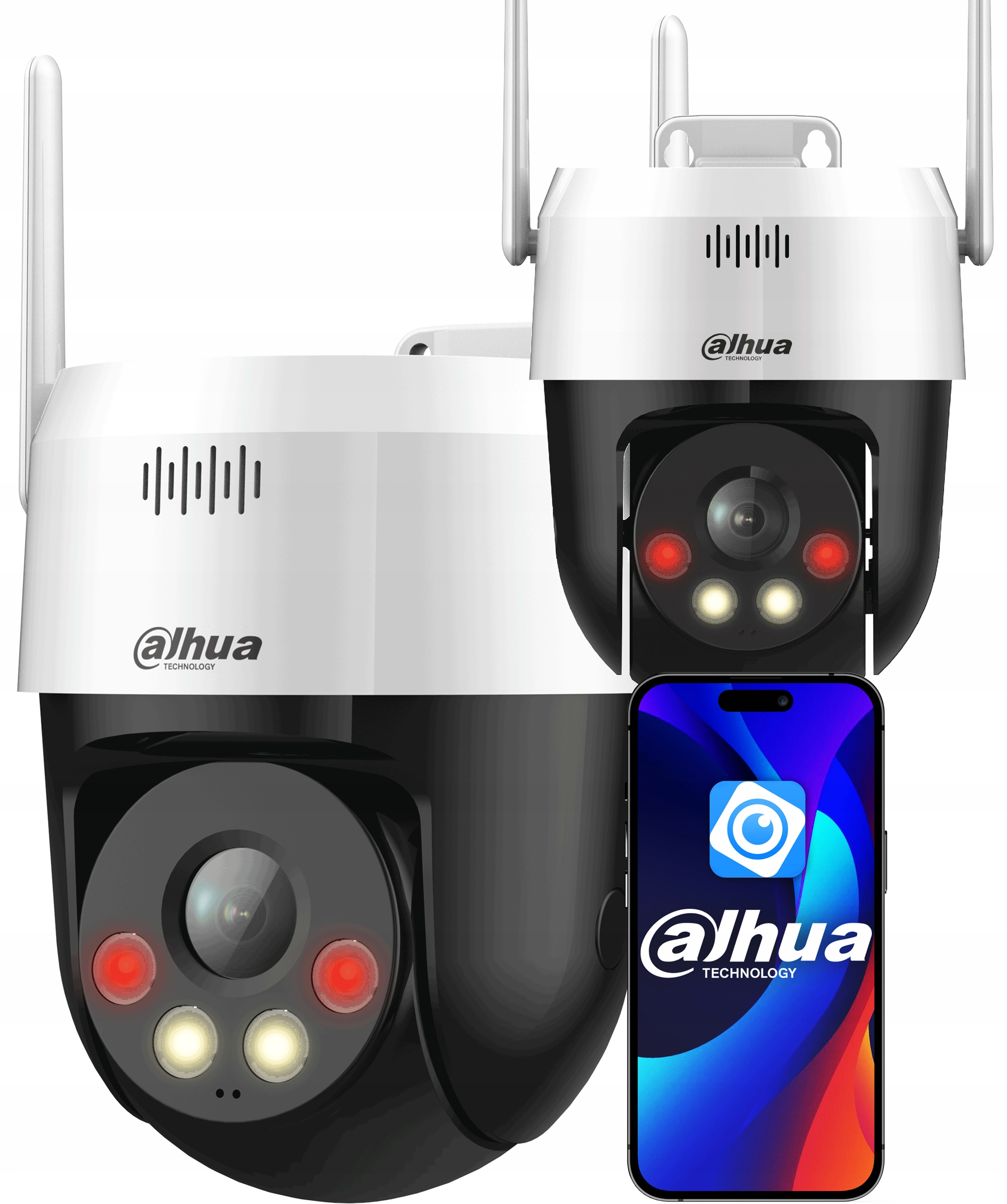 WiFi otočná kamera 5MPx Dahua P5AE-PV Venkovní mikrofon Led Ir reproduktor