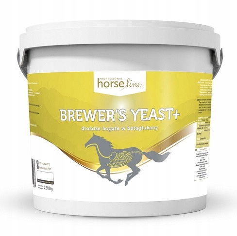 Suplement dla koni Drożdże+ / Brewers Yeast+ HORSELINEPRO 2500g