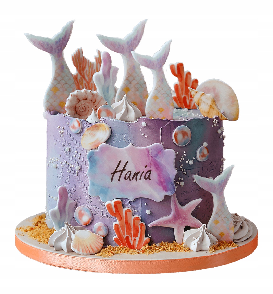 Levně Sada dekorací na dort Mořské panny 19 El. 2D
