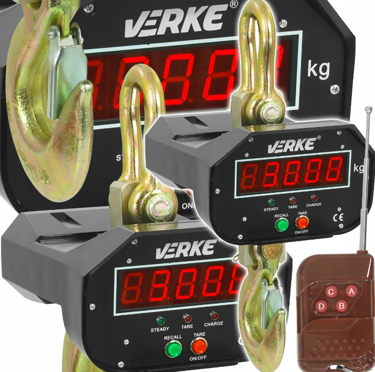 WAGA HAKOWA ELEKTRONICZNA WISZĄCA MAGAZYNOWA 3T