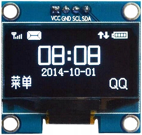Wyświetlacz OLED 1,3 Arduino I2C SH1106 Biały