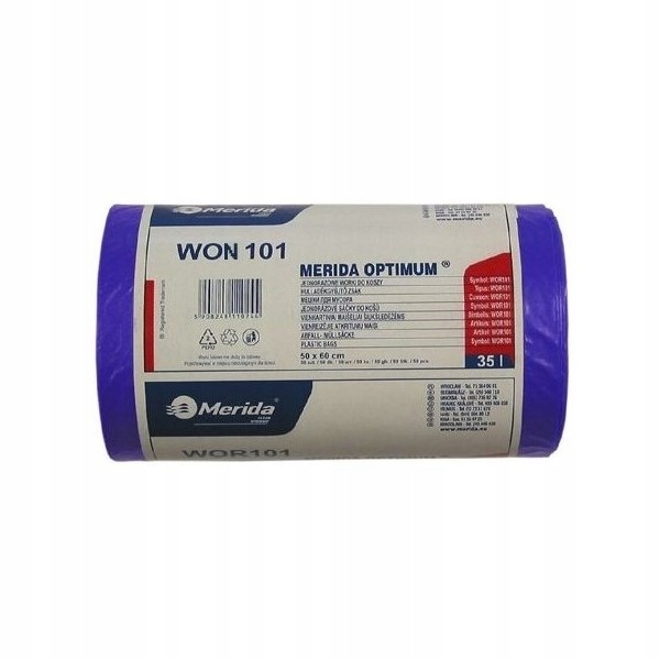 

Worki Na Śmieci Merida Optimum 35l niebieskie a'50