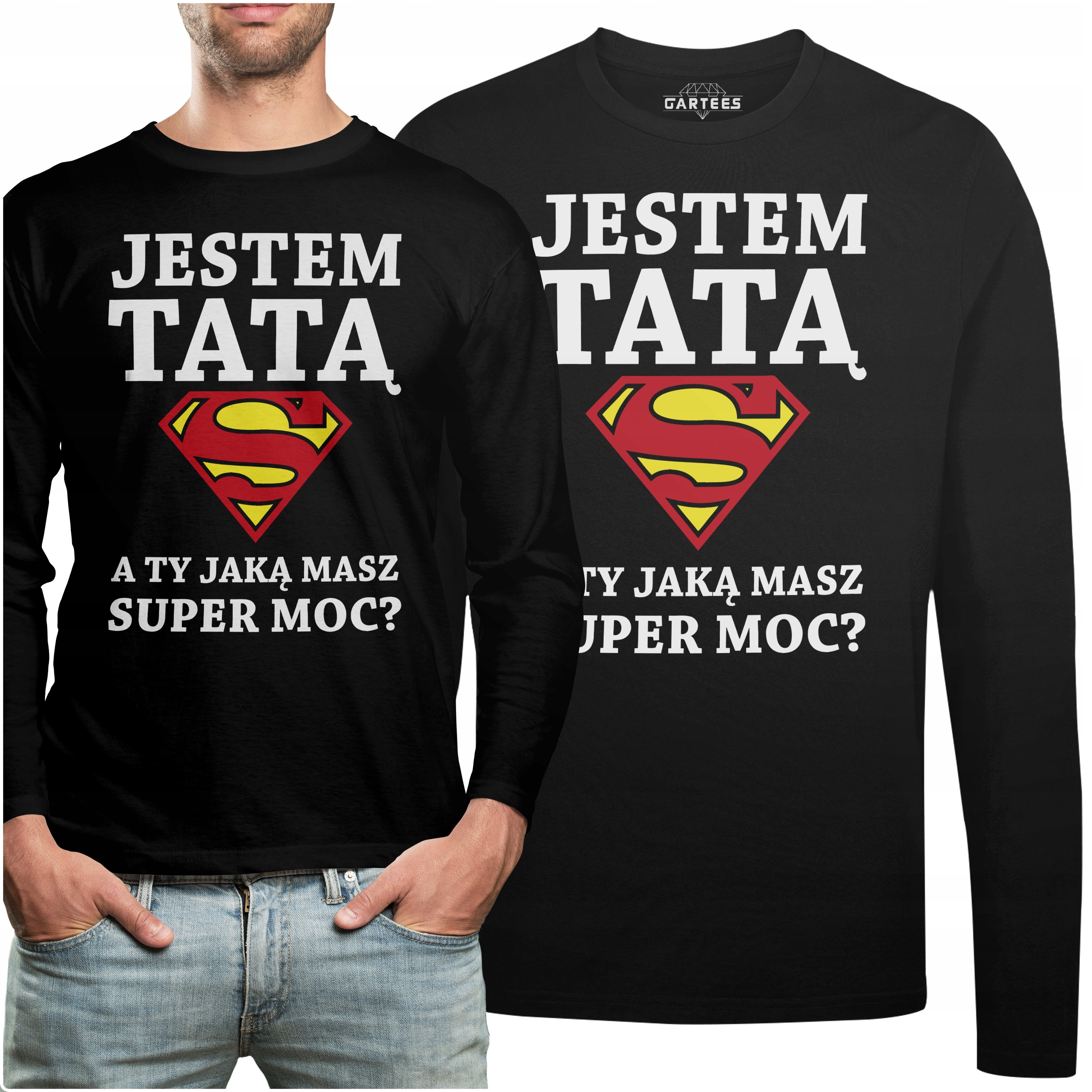 

Koszulka Long Pomysł Na Prezent Dla Taty Super Moc