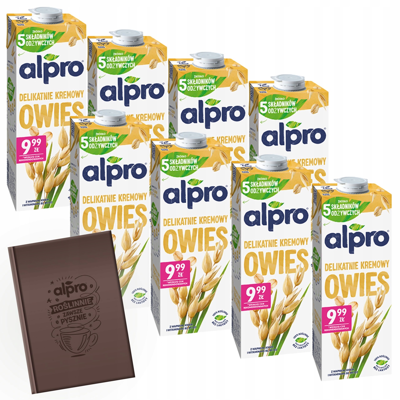 Levně Ovesný rostlinný nápoj Alpro Oves bez přidaného cukru 8x1L kalendář 2026