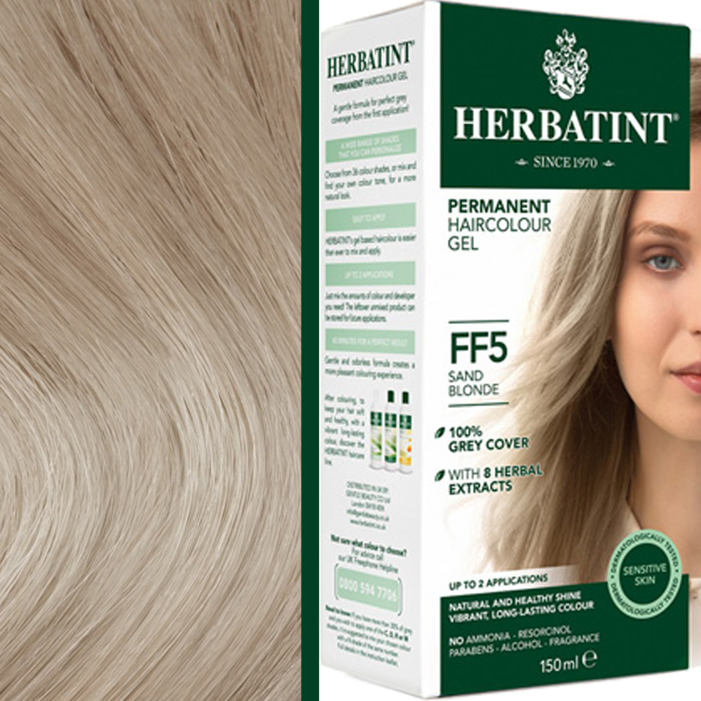 

Farba do włosów Herbatint FF5 Piaskowy Blond 150
