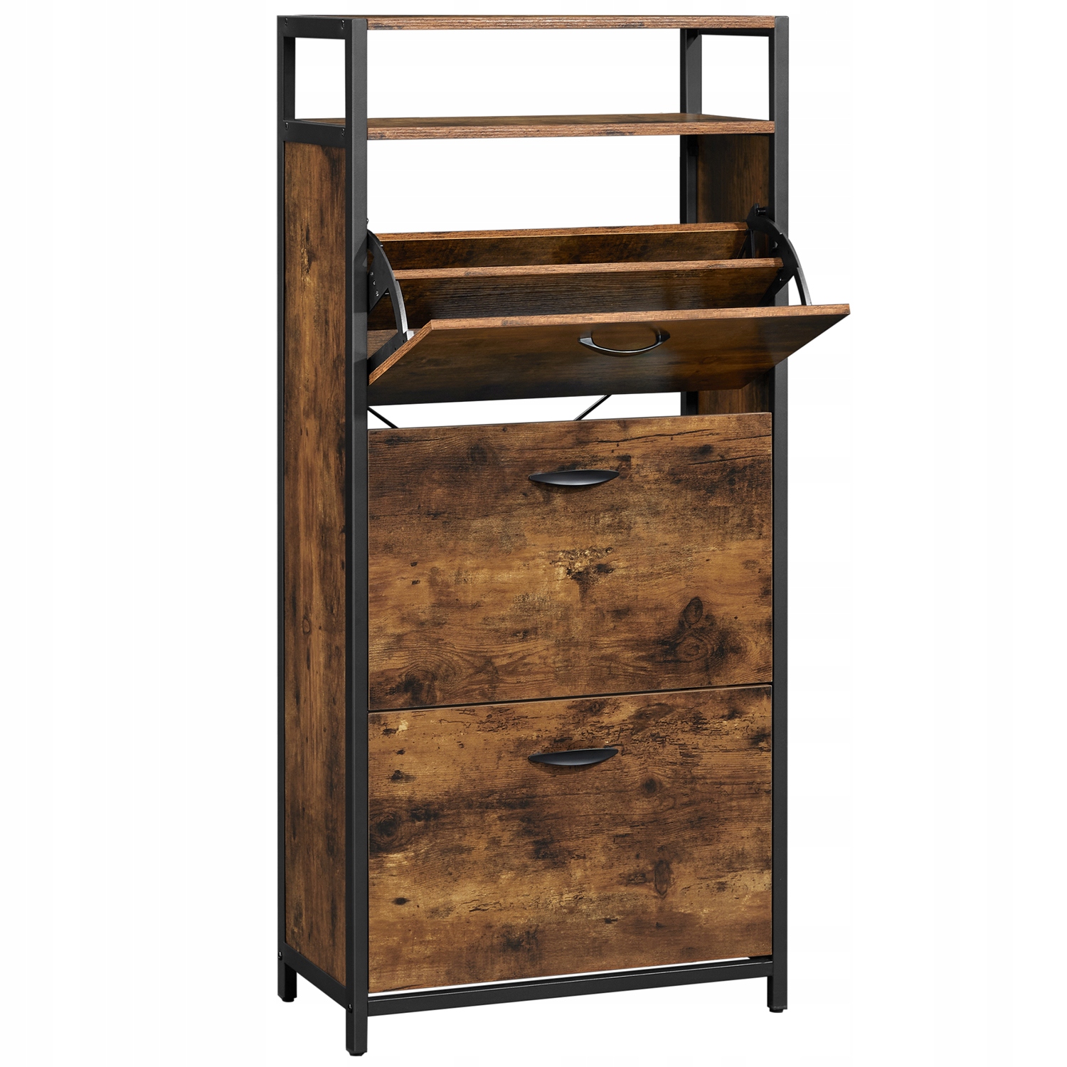 

Szafka na buty industrialna Brąz loft 130cm stojak