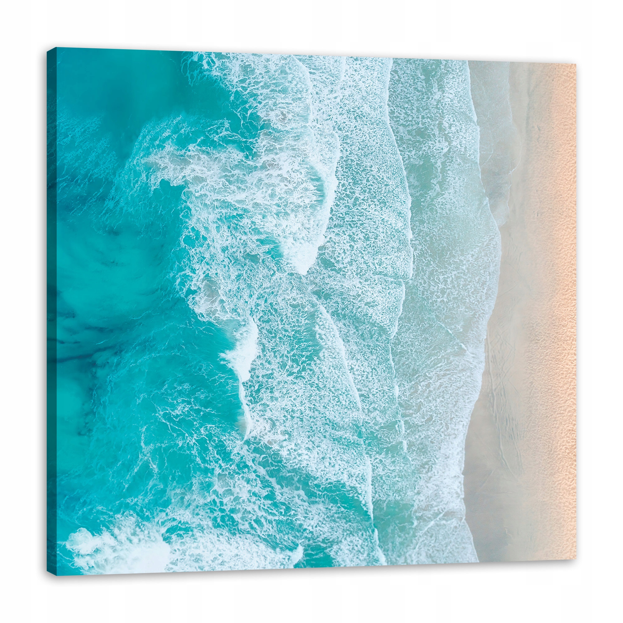 Obraz na plátně Vlny Voda Klid Oceán 80x80 cm Ideální jako dárek