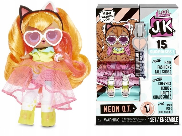 

Lol Surprise J.k. Mini Lalka Neon 570776+ Ubranka