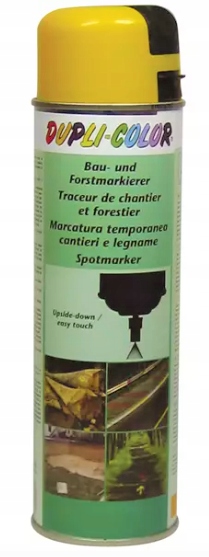 

Dupli Spray Farba Geodezyjna Żółta Do Znakowania