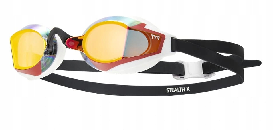 Okulary startowe Tyr Stealth-X Mirrored Gold/Red