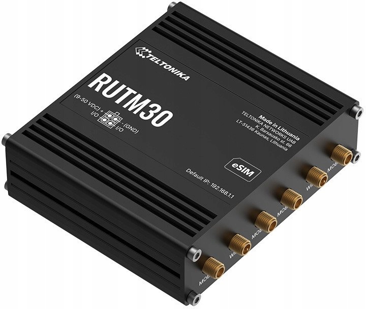 Teltonika RUTM30 5G Dual Sim Router Rms eSIM Vpn Gigabit Ethernet