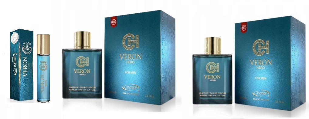 Chatler Veron Hero 2x100 ml 30 ml parfémovaná voda Set