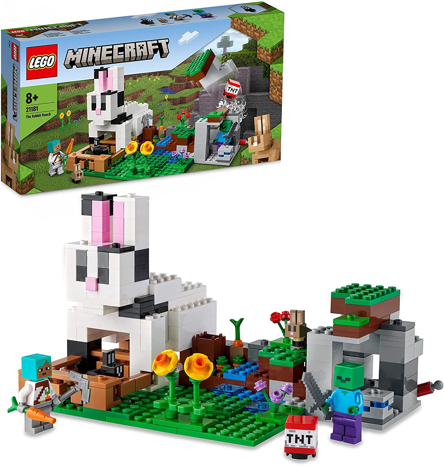

Lego Minecraft Królicza Farma (21181) [klocki]