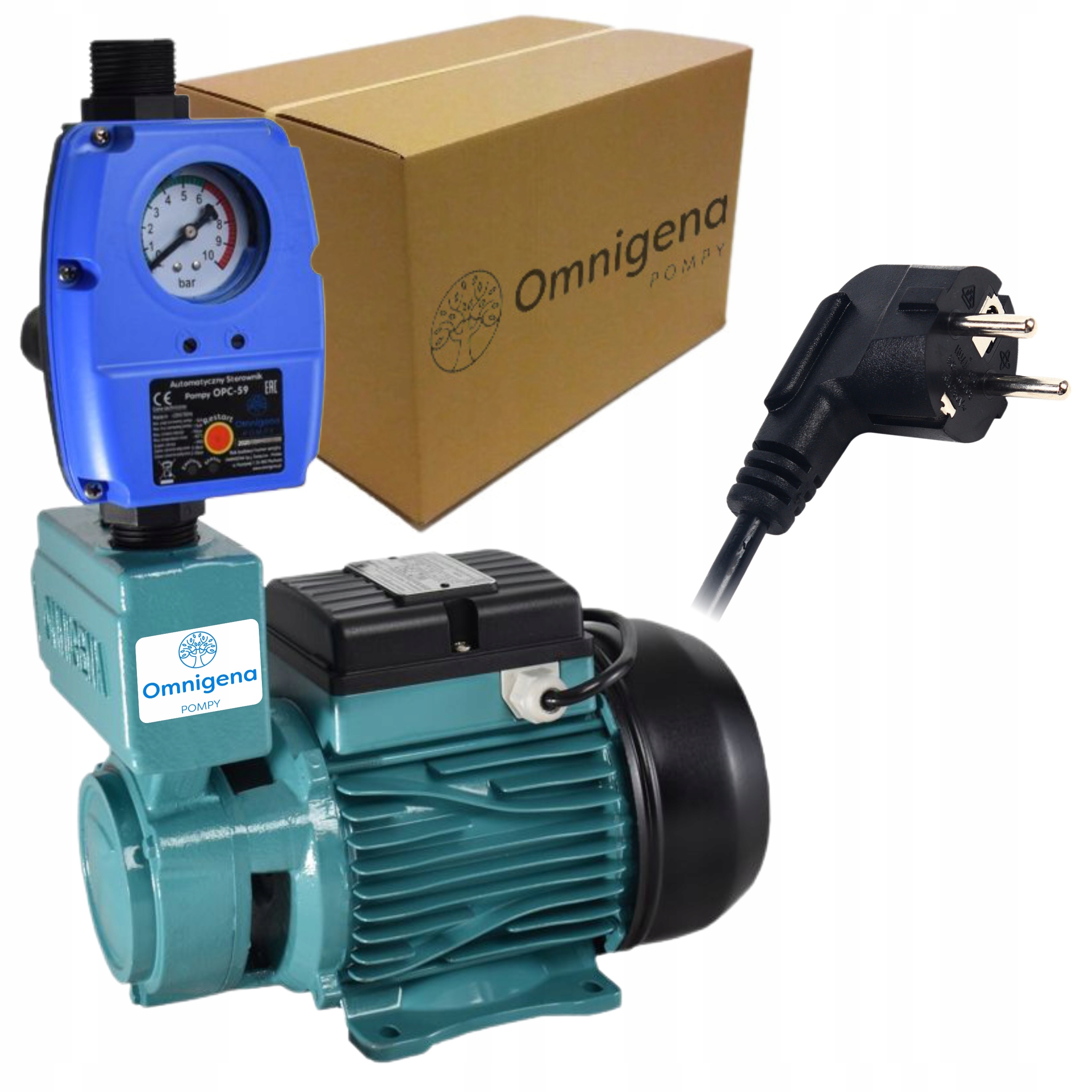 OMNIGENA HYDROFOR POMPA WZ 750 230V ZESTAW HYDROFOROWY OPC59 48L/MIN H 74m
