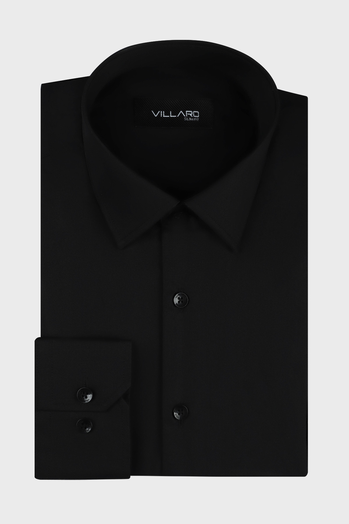 Černá pánská košile Slim Fit 42-188/194