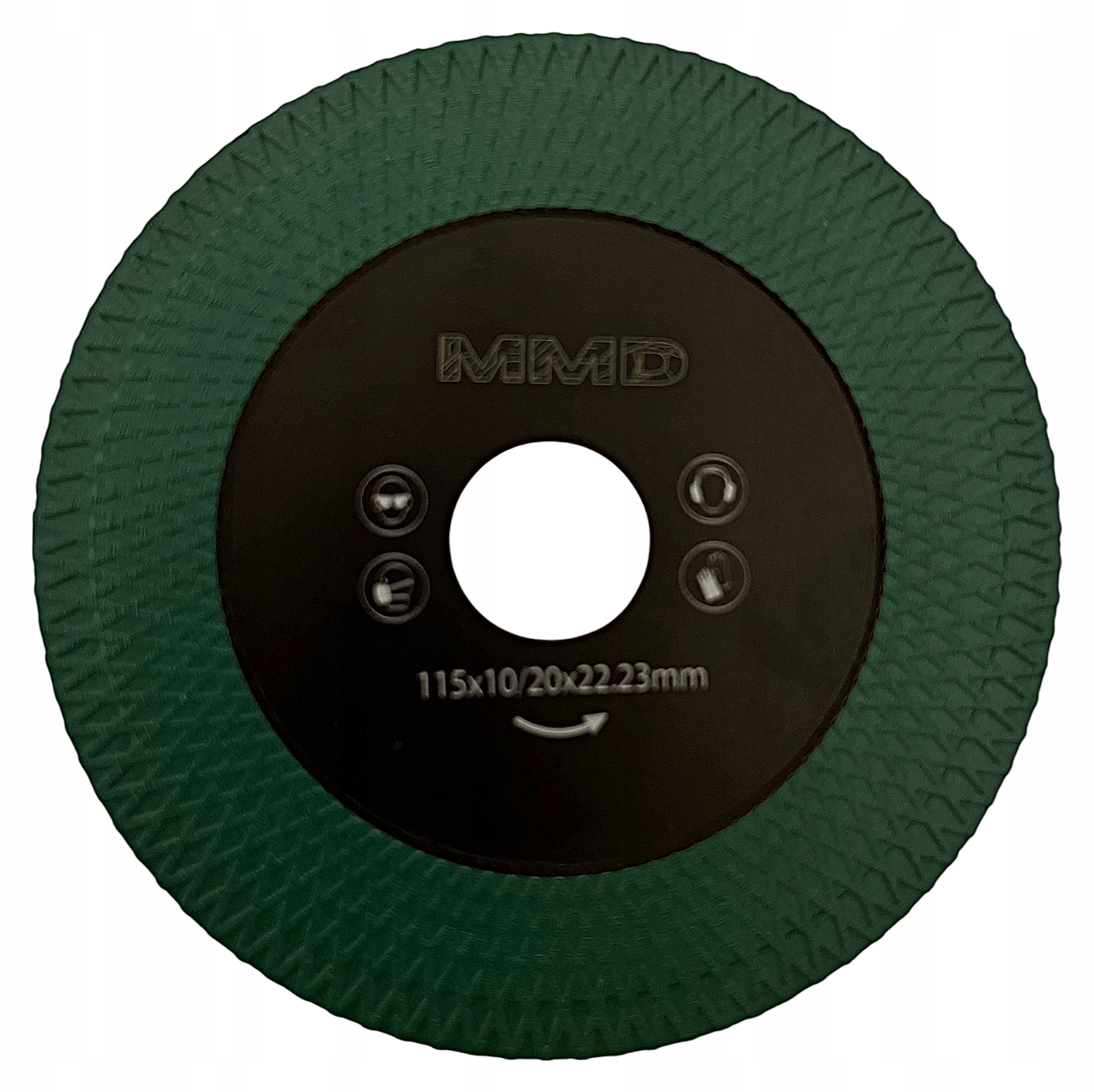 Diamantový kotouč MMD Ø115 mm 2v1 řezání a broušení gres keramika kámen