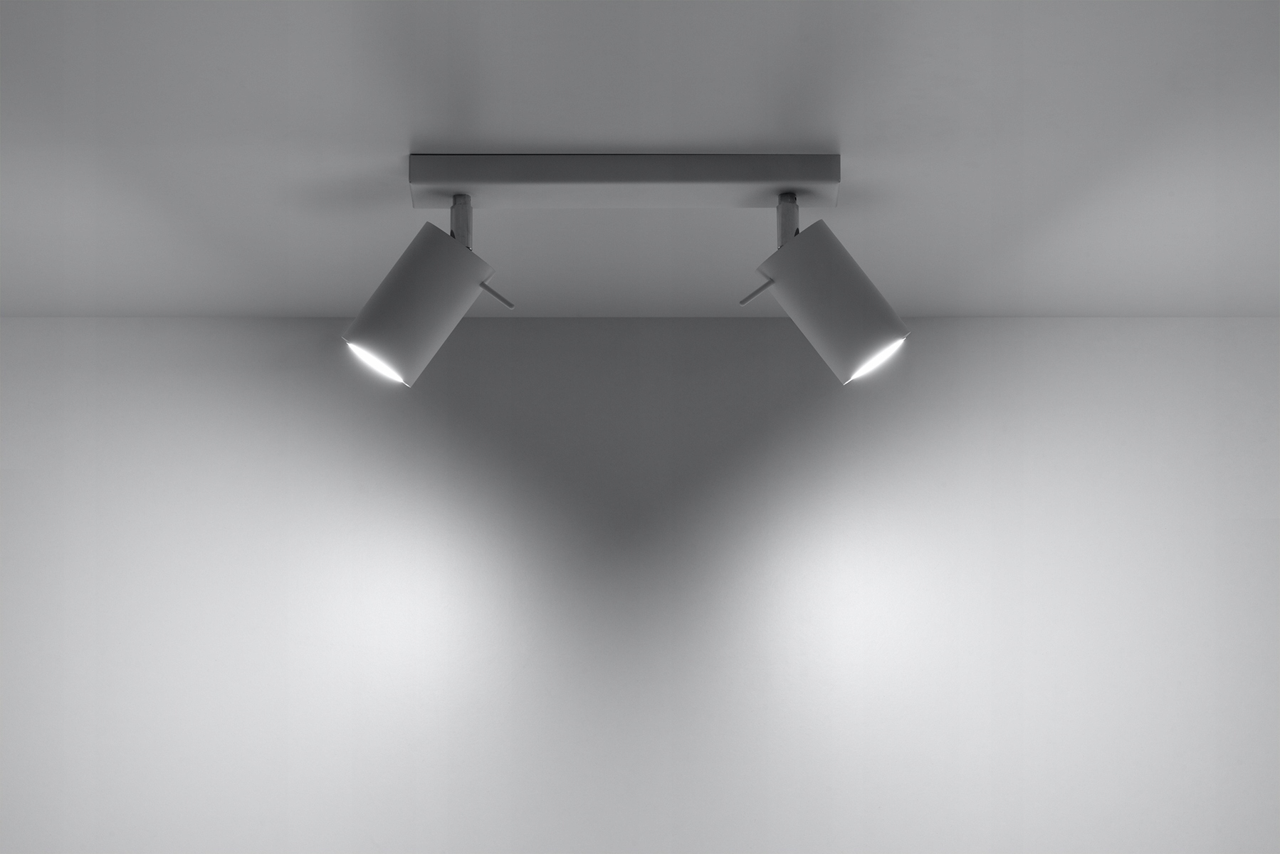 LAMPA Listwa Na Sufit PLAFON RING 2 BIAŁY LED Marka \Sollux Lightning